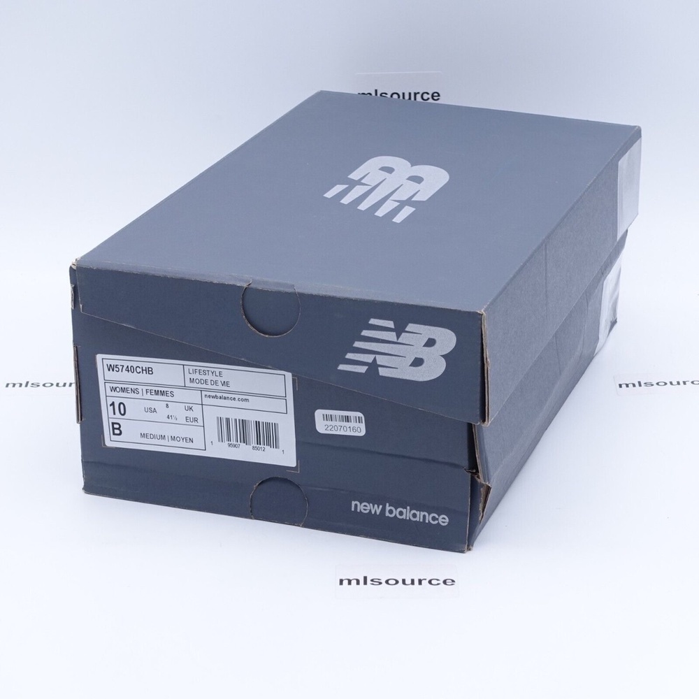 NEW New Balance Women's 57/40 Sneakers W5740CHB Black/Sea Salt - Picture 3 of 8